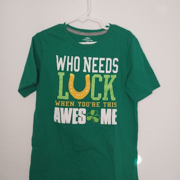 Way to Celebrate! "Who Needs Luck when you're this awesome" Shirt - Picture 2 of 4